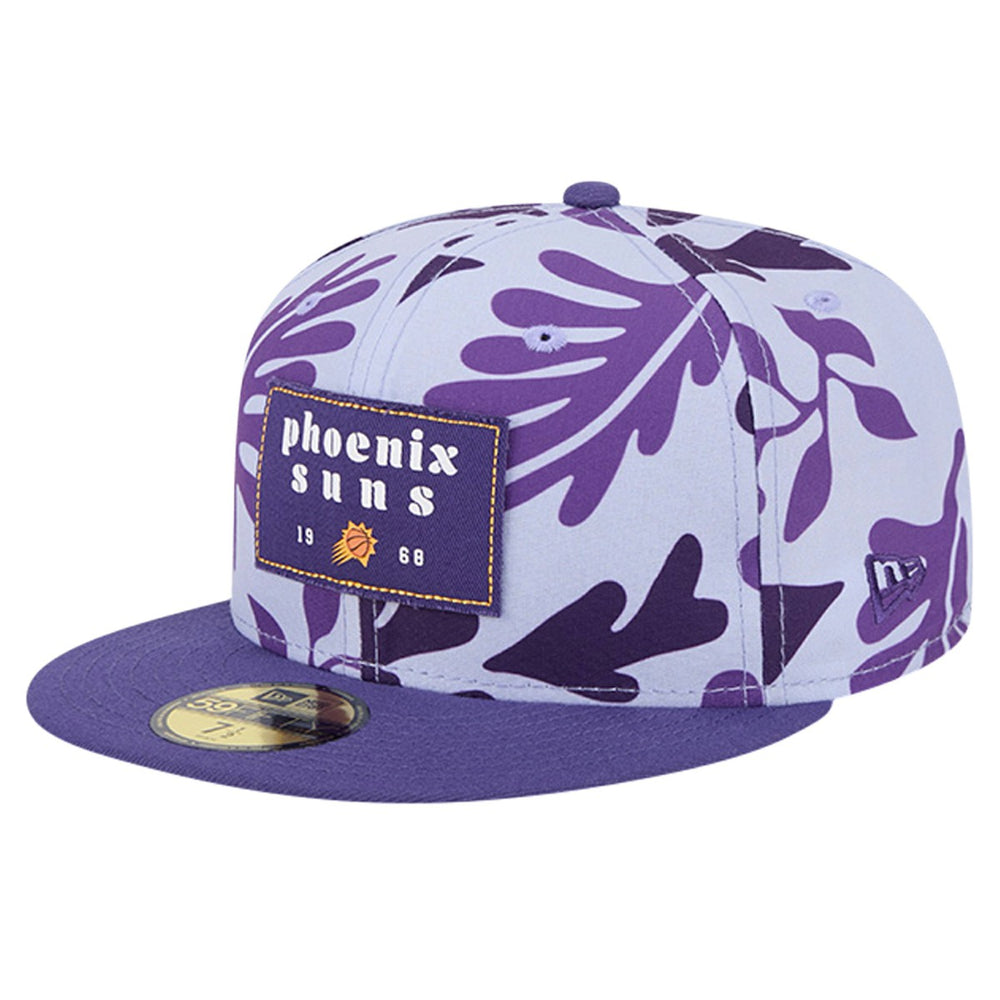 Phoenix Suns Palm Fronds 2-Tone 59FIFTY Fitted Hat - Purple | New Era discount