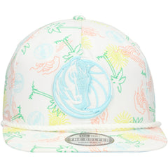 Dallas Mavericks Palm Trees and Waves Golfer Adjustable Hat sale - White | New Era shop