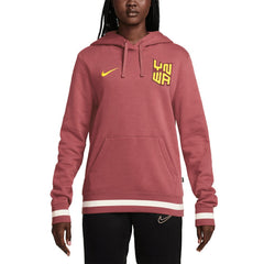 Liverpool Women's 2024/25 Third Club Fleece Pullover Hoodie - Burgundy | Nike for sale