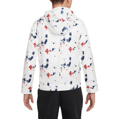 Paris Saint-Germain Youth Amplify Anorak Half-Zip Hoodie Jacket - White | Nike discount