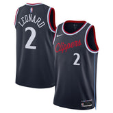 Kawhi Leonard LA Clippers Unisex 2024/25 Swingman Jersey - Navy - Icon Edition | Nike shop