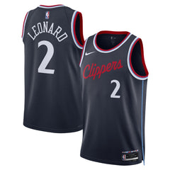 Kawhi Leonard LA Clippers Unisex 2024/25 Swingman Jersey - Navy - Icon Edition | Nike shop