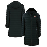 San Francisco 49ers Cutter & Buck Women's Mission Ridge Repreve Eco Insulated Long Full-Zip Puffer Jacket - Black outlet