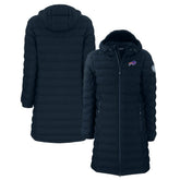 Buffalo Bills Cutter & Buck Women's Mission Ridge Repreve Eco Insulated Long Full-Zip Puffer Jacket - Navy on sale