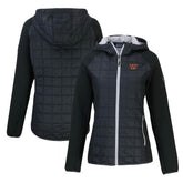 Washington Commanders Cutter & Buck Women's Rainier Primaloft Eco Full-Zip Hybrid Jacket - Black sale