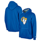 Los Angeles Rams New Era 3rd Down Plaid Pullover Hoodie - Royal sale
