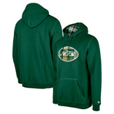 New York Jets New Era 3rd Down Plaid Pullover Hoodie - Green cheap