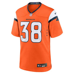 Jaleel McLaughlin Denver Broncos Team Game Jersey - Orange | Nike online
