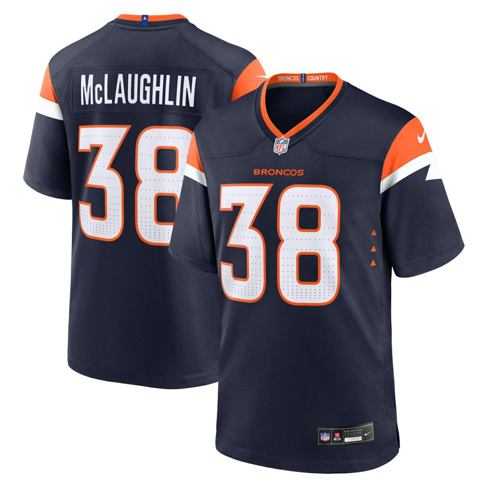 Jaleel McLaughlin Denver Broncos Alternate Game Jersey - Navy | Nike discount
