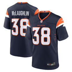 Jaleel McLaughlin Denver Broncos Alternate Game Jersey - Navy | Nike discount