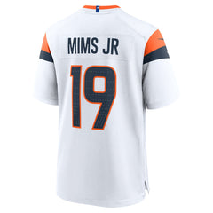Marvin Mims Jr Denver Broncos Game Jersey - White | Nike for sale