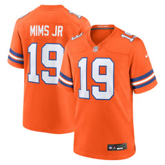 Marvin Mims Jr Denver Broncos Mile High Collection 1977 Throwback Player Game Jersey - Orange | Nike outlet