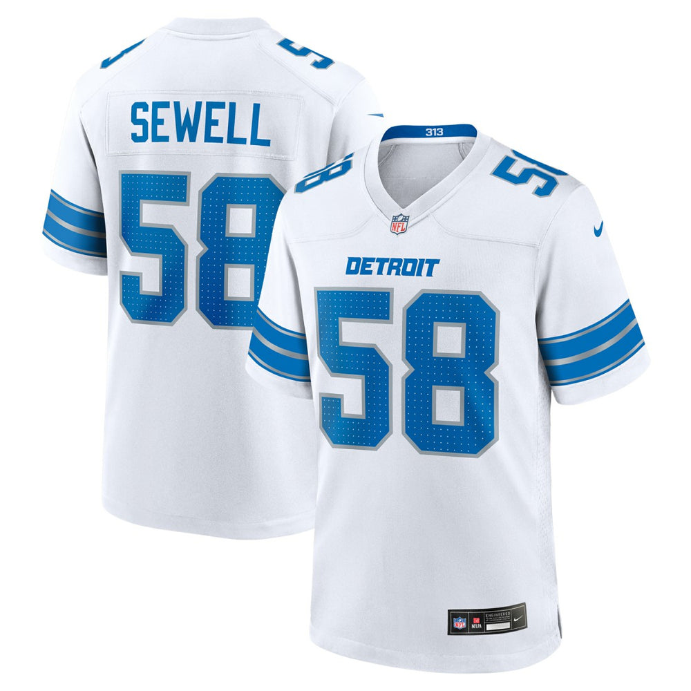 Penei Sewell Detroit Lions Game Jersey - White | Nike discount