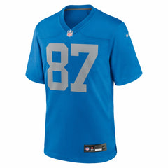 Sam LaPorta Detroit Lions Alternate Game Jersey - Blue | Nike sale