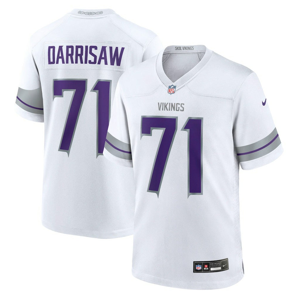 Christian Darrisaw Minnesota Vikings Alternate Game Jersey - White | Nike sale