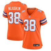 Jaleel McLaughlin Denver Broncos Women's Mile High Collection 1977 Throwback Player Game Jersey - Orange | Nike on sale