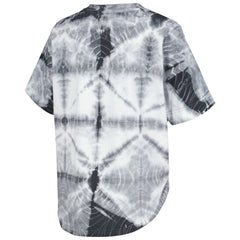 Los Angeles Lakers G-III 4Her by Carl Banks Women's Tournament Raglan Oversized Tie-Dye V-Neck T-Shirt - Black outlet