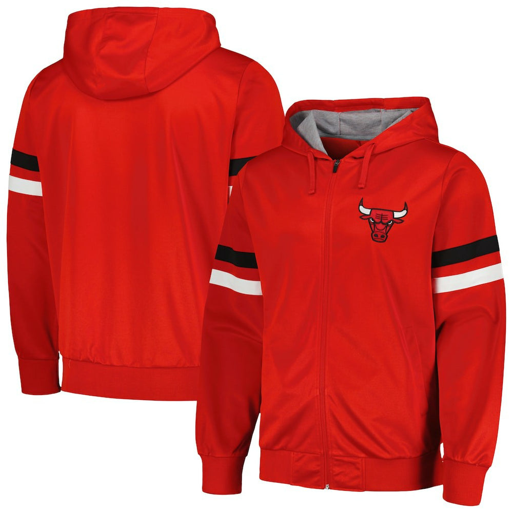 Chicago Bulls G-III Sports by Carl Banks Contender Full-Zip Hoodie Jacket - Red shop