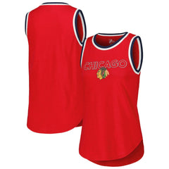 Chicago Blackhawks G-III 4Her by Carl Banks Women's Strategy Tank Top Red
