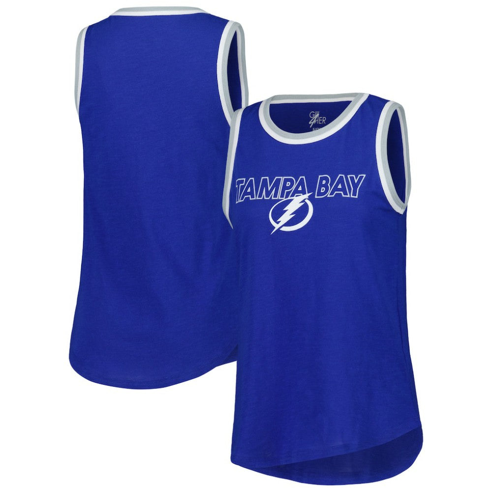 Tampa Bay Lightning G-III 4Her by Carl Banks Women's Strategy Tank Top Blue