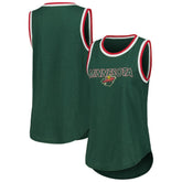 Minnesota Wild G-III 4Her by Carl Banks Women's Strategy Tank Top Green