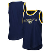 Nashville Predators G-III 4Her by Carl Banks Women's Strategy Tank Top Navy