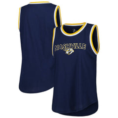 Nashville Predators G-III 4Her by Carl Banks Women's Strategy Tank Top Navy