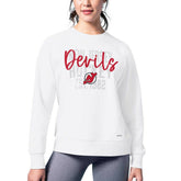 New Jersey Devils MSX by Michael Strahan Women's Millie Raglan Pullover Sweatshirt White