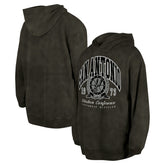 San Antonio Spurs Unisex Oversized Essentials Pigment Wash Fleece Pullover Hoodie - Charcoal | New Era cheap
