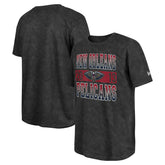 New Orleans Pelicans Enzyme Washed Oversized T-Shirt - Black | New Era outlet