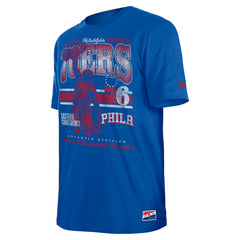Philadelphia 76ers Enzyme Wash Oversized T-Shirt - Royal | New Era on sale