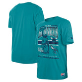 Charlotte Hornets Enzyme Wash Oversized T-Shirt - Teal | New Era shop