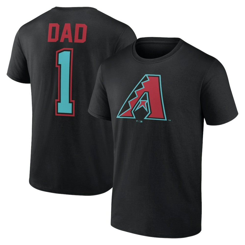 Arizona Diamondbacks Father's Day #1 Dad T-Shirt - Black