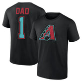 Arizona Diamondbacks Father's Day #1 Dad T-Shirt - Black
