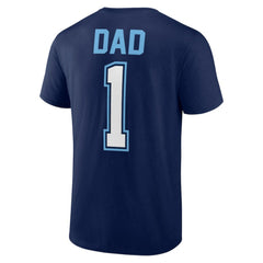 Tampa Bay Rays Father's Day #1 Dad T-Shirt - Navy