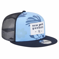 New York Yankees Bikini Bottom Trucker 9FIFTY Snapback Hat - Navy | New Era
