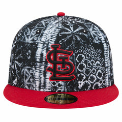 St. Louis Cardinals Sands 59FIFTY Fitted Hat - Black | New Era