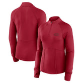 San Francisco 49ers Women's Elements Quarter-Zip Jacket - Scarlet sale
