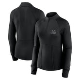 Cincinnati Bengals Women's Elements Raglan Quarter-Zip Jacket - Black outlet