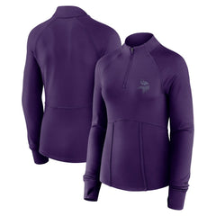 Minnesota Vikings Women's Elements Raglan Quarter-Zip Jacket - Purple cheap