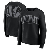 Cincinnati Bengals Women's Elements Pullover Sweatshirt - Black on sale