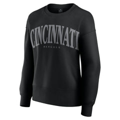 Cincinnati Bengals Women's Elements Pullover Sweatshirt - Black on sale