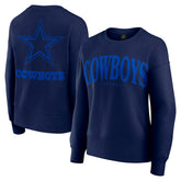 Dallas Cowboys Women's Elements Pullover Sweatshirt - Navy on sale