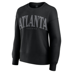 Atlanta Falcons Women's Elements Pullover Sweatshirt - Black on sale