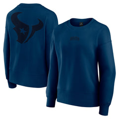 Houston Texans Women's Elements Pullover Sweatshirt - Navy on sale