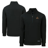Houston Astros Cutter & Buck Cooperstown Collection Roam Eco Recycled Quarter-Zip Pullover - Black