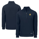 Seattle Mariners Cutter & Buck Cooperstown Collection Roam Eco Recycled Quarter-Zip Pullover - Navy