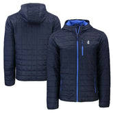 Chicago Cubs Cutter & Buck Cooperstown Collection Rainier Primaloft Eco Full-Zip Hooded Jacket - Navy