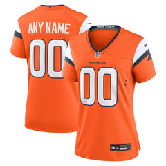 Denver Broncos Women's Mile High Collection Custom Game Jersey - Orange | Nike discount