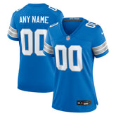 Detroit Lions Women's Custom Game Jersey - Blue | Nike outlet